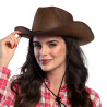 Kovbojský klobouk hnědý rodeo