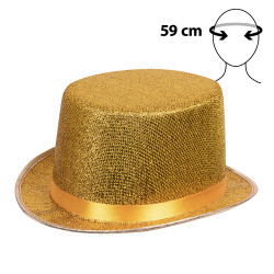 Cylindr zlatý flitrový