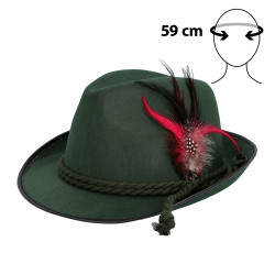 Myslivecký klobouk s pérem