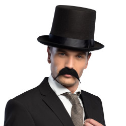 Cylindr černý se stužkou Lincoln