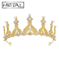 Kovová čelenka královny Elizabeth delux