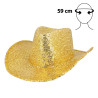 Rodeo klobúk, zlatý