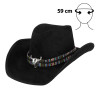 Kovbojský klobouk černý Django