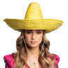 Mexické sombrero Puebla žlté