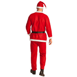 Červeno-biely kostým Santa, veľkosť M/L