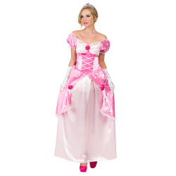 Dámský růžový kostým princezny M/L