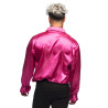 Růžová pánská disco košile L