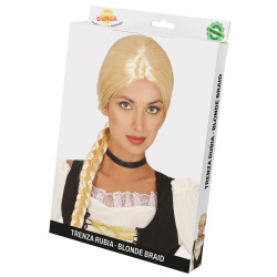 Blond parochňa s vrkočom (v krabičke)