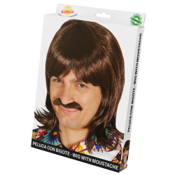 Hnedá parochňa s fúzmi