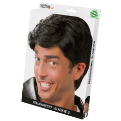 Pánská černá paruka