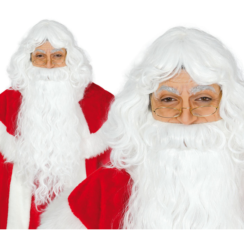 Parochňa a fúzy Santa Claus extra (v krabičke)
