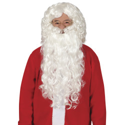Parochňa a fúzy Santa Claus extra (v krabičke)