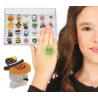 Prsten LED mix barev 3 cm (balení 24 ks)