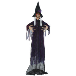 Zlá čarodějnice s podstavcem, světlem a zvukem, 180 cm