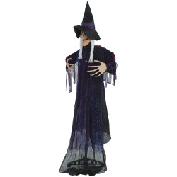 Zlá čarodějnice s podstavcem, světlem a zvukem, 180 cm