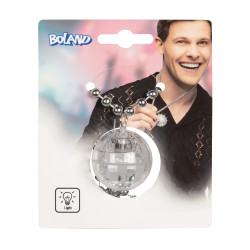 LED náhrdelník Disko koule