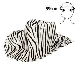 Kovbojský klobouk Divoká zebra