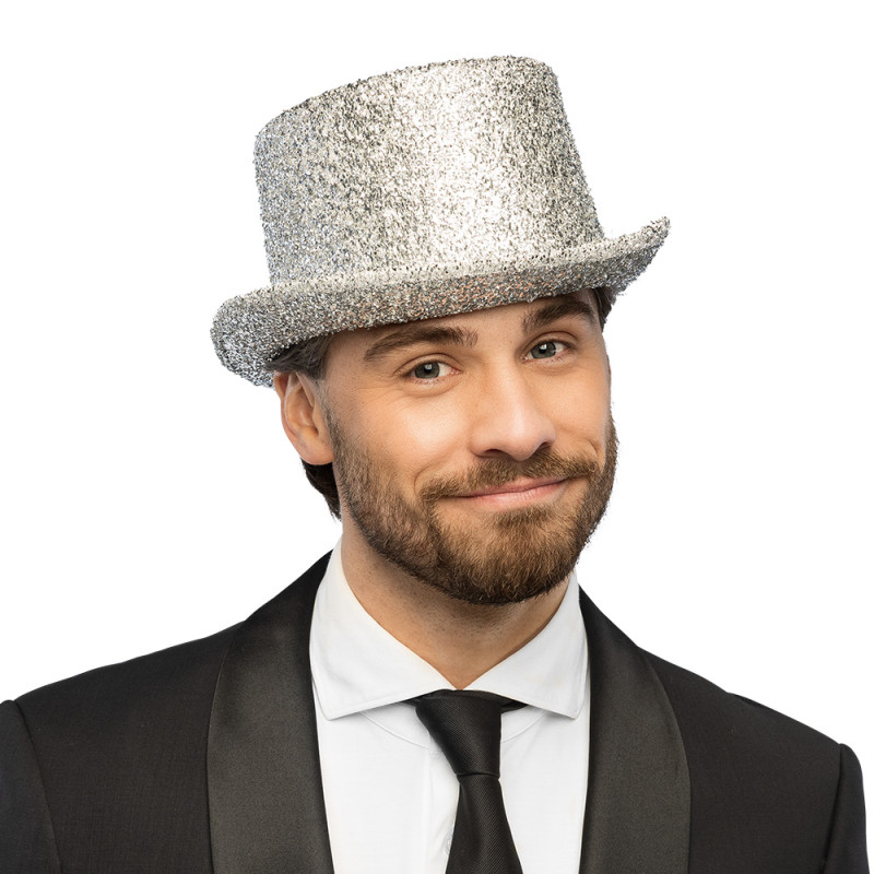 Klobúk Showtime strieborný