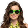 Párty okuliare Pop neónovo zelené UV