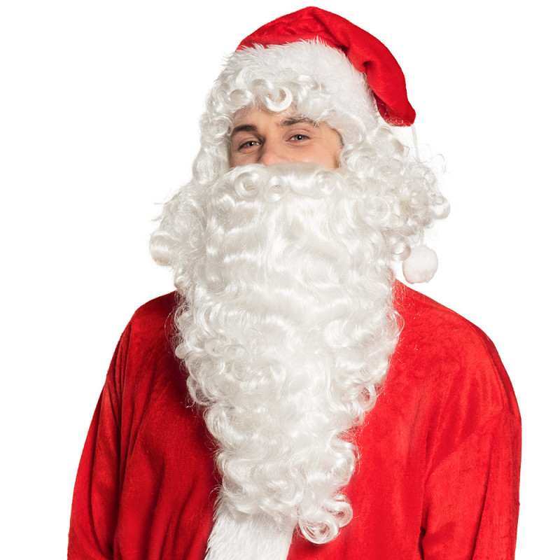 Paruka Santa Claus s vousy