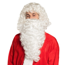 Paruka Santa Claus s vousy