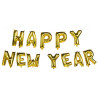 Fóliová balónková girlanda 'Happy new year' (8 m)