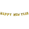 Fóliová balónková girlanda 'Happy new year' (8 m)