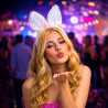 LED čelenka Zajačik