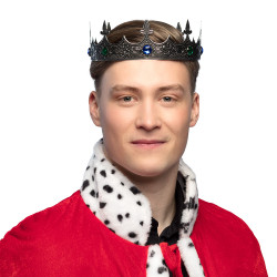 Kovová koruna Kráľovská strieborná