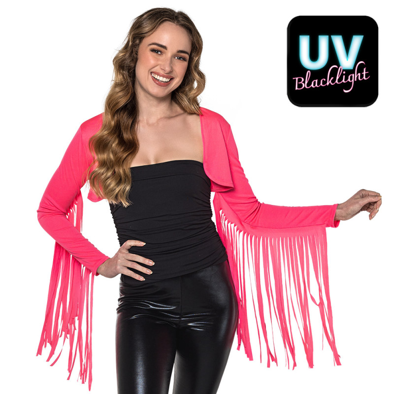 Bolero Rave neonově růžové (M/L)