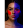 Neónovo červený make-up v tube 10 ml