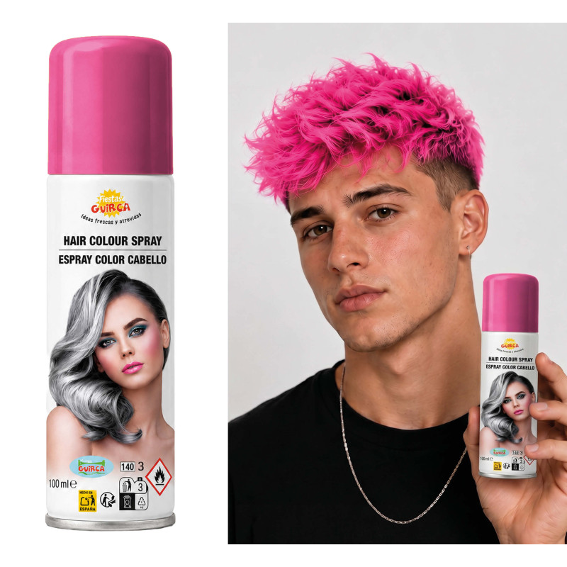 Růžový sprej na vlasy 125 ml