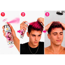 Růžový sprej na vlasy 125 ml
