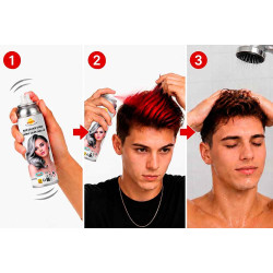 Červený sprej na vlasy 125 ml