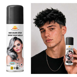Čierny sprej na vlasy 125 ml