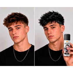 Černý sprej na vlasy 125 ml