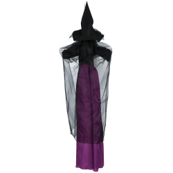Závěsná čarodějnice se světlem, zvukem a pohybem, 130 cm