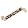 Šerpa Happy birthday zlatá
