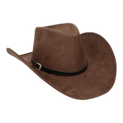 Kovbojský klobouk Bronco hnědý