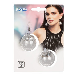 Pár LED náušnic Disko koule