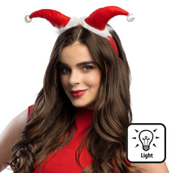 LED čelenka Santa