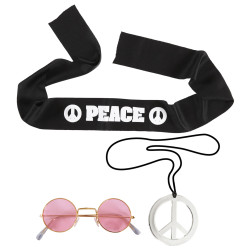 Sada hippies s čelenkou