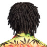 Paruka afro s krátkými dredy