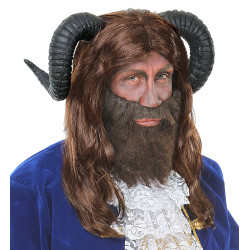 Paruka Pan (Faun) s rohy