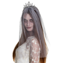Závoj s čelenkou Halloweenský
