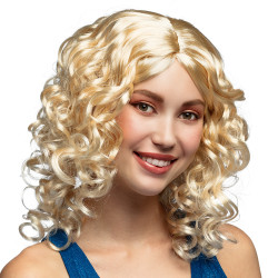 Dámská paruka blond vlnitá