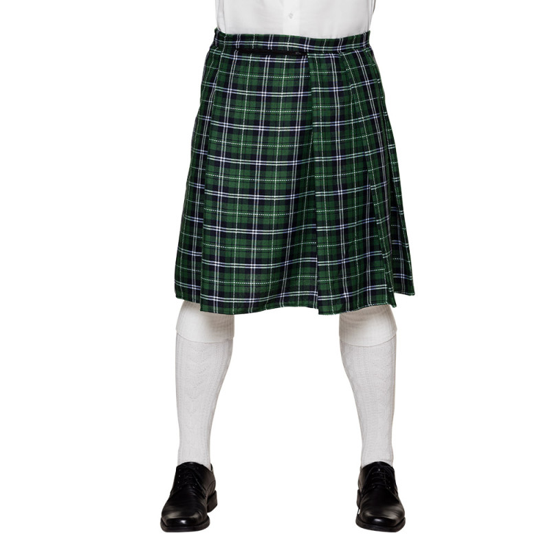 Skotstký kilt zelený