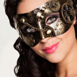 Škraboška styl steampunk