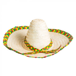 Mexické sombréro slamák Fiesta