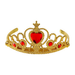Zlatá čelenka princezny s kamínky